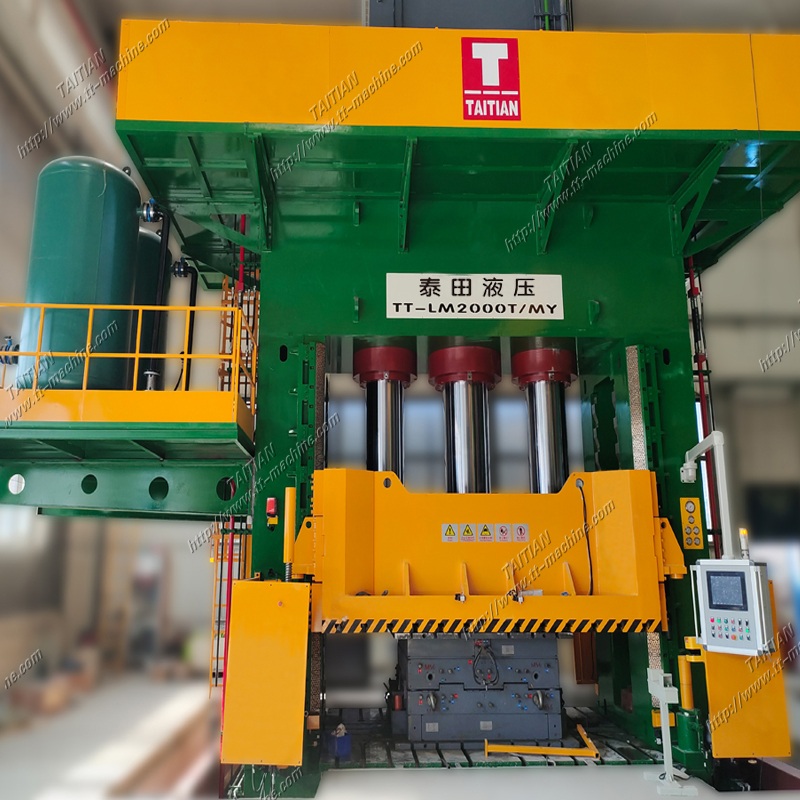 2000 ton hydraulisk pressmaskin för kompositer som bildar SMC -dörr