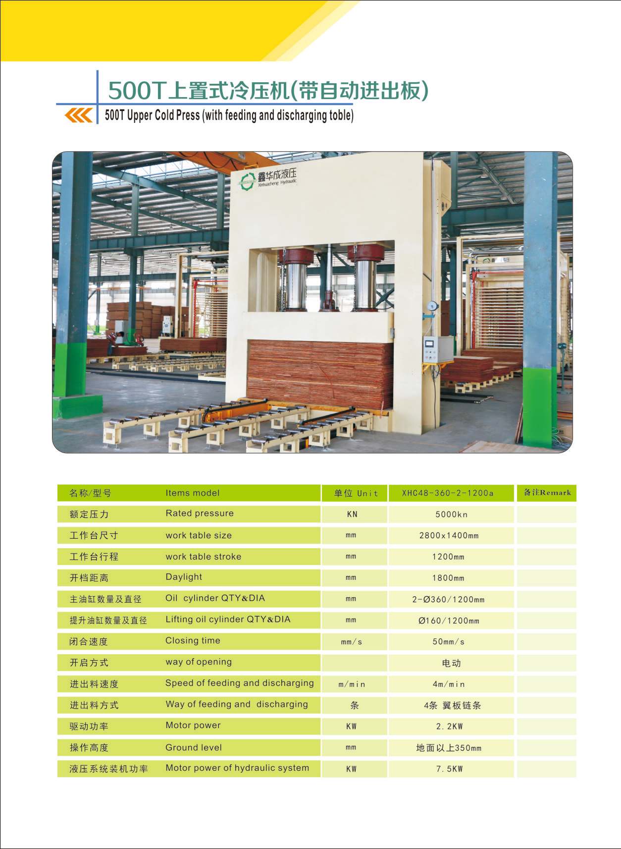 Plywood kallpress